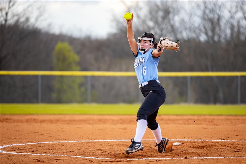 Centennial and Independence High schools play softball